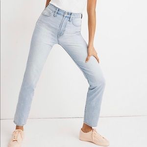 NWOT Madewell curvy perfect vintage jeans 10/30